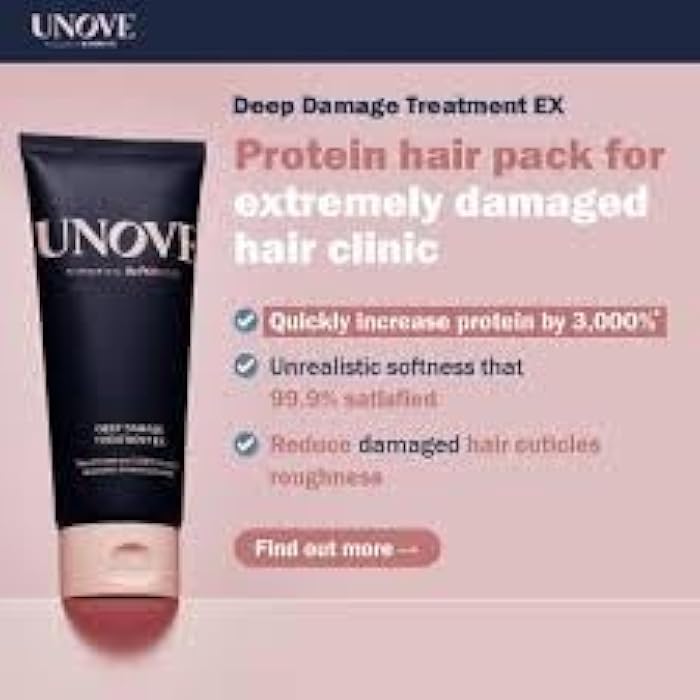 UNOVE DEEP DAMAGE HAIR TREATMENT EX (TENDER BLOOM) 40ml. - Image 4